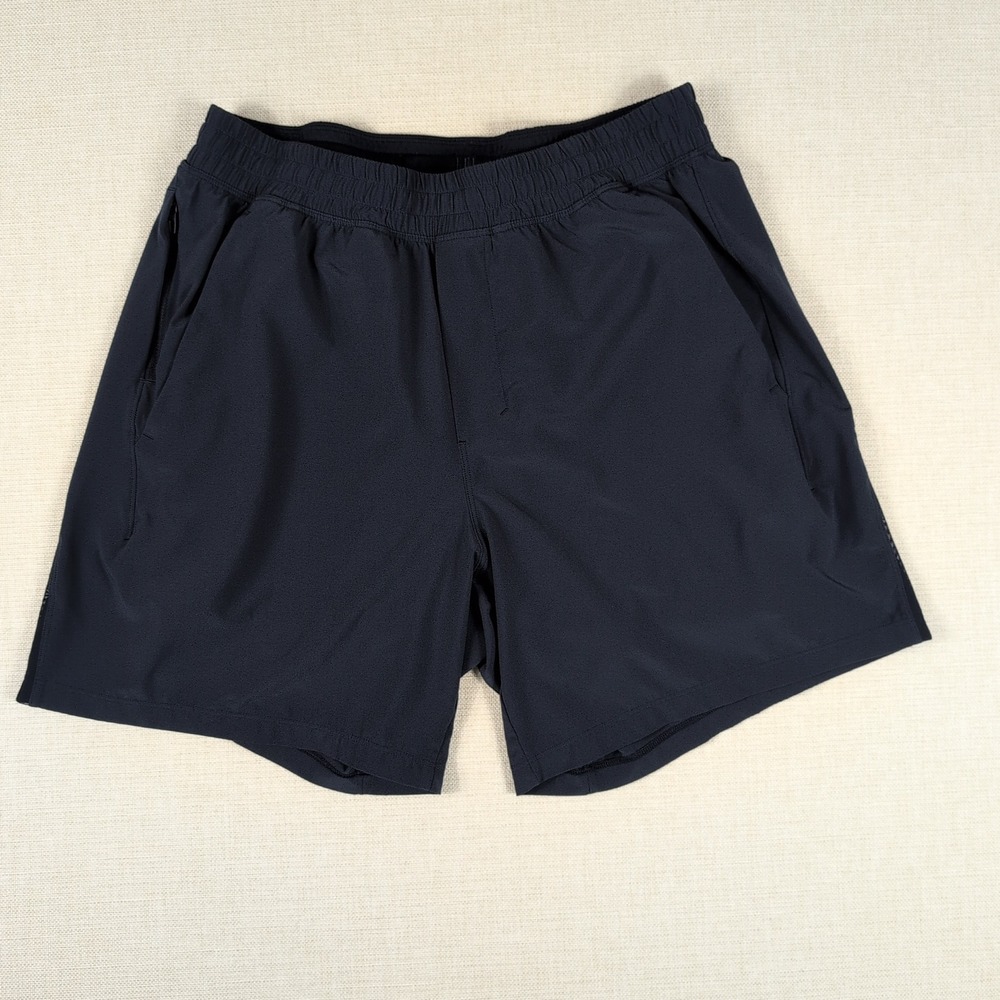 Lululemon Pace Breaker 7" Lined Shorts Large Navy Gorpcore Athleisure